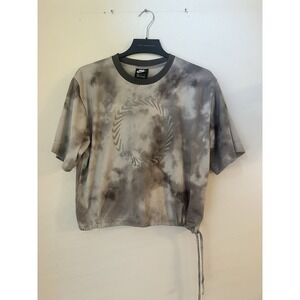 Nike Women Tank top Training Running Mesh Gym Hiking Shirt Gray‎ M